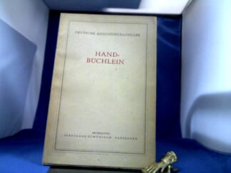 <b>Augustinus, Aurelius.</b><br />Das Handbüchlein. Übertragen und erläutert von Paul Simon.