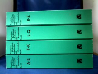<b>Sandkühler (Hrsg.), Hans Jörg.</b><br />Europäische Enzyklopädie zu Philosophie und Wissenschaften. 4 Bände.