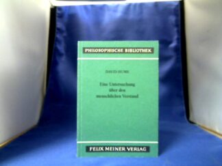 <b>Hume, David.</b><br />Eine Untersuchung über den menschlichen Verstand. Hrsg. von Raoul Richter.