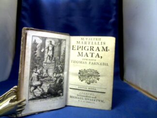 <b>Martial, M. Valerius.</b><br />M. Valerii Martialis Epigrammata, cum Notis Thomas Farnabii.