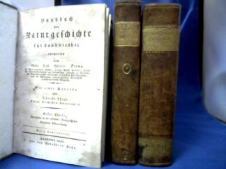 <b>Crome, Georg Ernst Wilhelm.</b><br />Handbuch der Naturgeschichte für Landwirthe; entworfen von Georg Ernst WilhelmCrone...