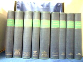 <b>Gotthelf, Jeremias.</b><br />Große deutsche Ausgabe. 9 Bände. Vollständig! Hrsg. von Hans Löwe.