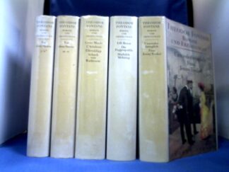 <b>Fontane, Theodor.</b><br />Romane und Erzählungen in 5 Bänden von 8 Bdn. Hrsg.von Peter Goldammer, Gotthard Erler, Anita Golz und Jürgen Jahn.