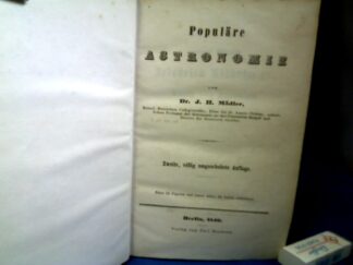 <b>Mädler, J.H.</b><br />Populäre Astronomie.