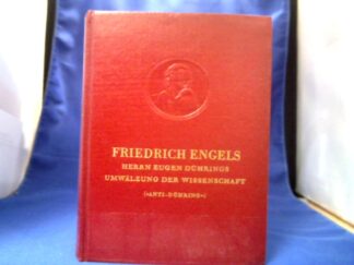 <b>Engels, Friedrich.</b><br />Herrn Eugen Dührings Umwälzung der Wissenschaft. ("Anti-Dühring")