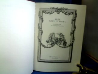 <b>Brunn  (Hrsg.), Ludwig von.</b><br />Reise nach Cythera. Mit einem Vorwort von Franz Blei.
