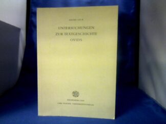 <b>Luck, Georg.</b><br />Untersuchungen zur Textgeschichte Ovids.