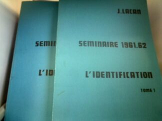 <b>Lacan, Jacques.</b><br />Seminaire 1961-62 . L´Identification.