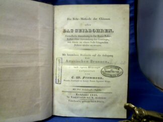 <b>Frommann, C.W.</b><br />Die Bohr-Methode der Chinesen oder Das Seilbohren.