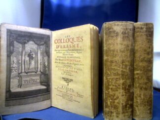 <b>Erasmus Roterodamus, Desiderius, [Erasmus von Rotterdam, eig. Gerhard Gerhards]: und Nicolas Gueudeville (Trad.).</b><br />Les colloques d` Erasme : ouvrage très interresant, par la diversité des sujets, par l` enjo#143um ent, & pour l`utilité morale; avec des notes, & des fig. très-ingénieu ses / nouv. trad. par Gueudeville.