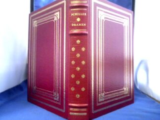<b>Schiller, Friederich.</b><br />Ausgewählte Dramen. Mit Illustrationen von Johann Heinrich Ramberg. =(Franklin Bibliothek.) Die Dramen sind der Ausgabe "Sämtliche Werke in 5 Bänden" entnommen.  Bearb. von Jost Perfahl. Winkler Verlag München 1968.
