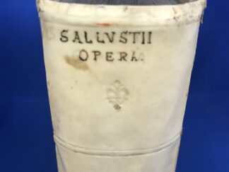 <p class="headtitle">Gruterus Sallust</p><b>Sallustius Crispus, Gaius.</b><br />C. Crispi Sallustii Opera Omnia Quae Exstant / Ex recognitione Iani Gruteri. Accedunt Castigg. Annotat. Notae, ac Scholia Glareani, Rivii, Popmae, Carrionis, Aldi nepotis, Ursini, Palmerii, Dousae, Coleri, Putschii.