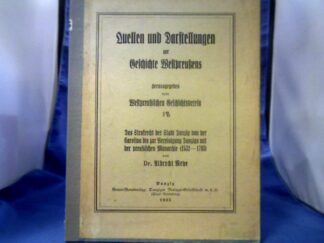 <b>Meye, Albrecht.</b><br />Das Strafrecht der Stadt Danzig von der Carolina bis zur Vereinigung Danzigs mit der preußischen Monarchie (1532-1793)