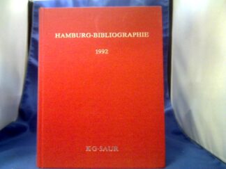 <b>Hagenah (Bearb.), Ulrich und Clemens Heithus (Bearb.).</b><br />Hamburg-Bibliographie. Band 1: 1992.