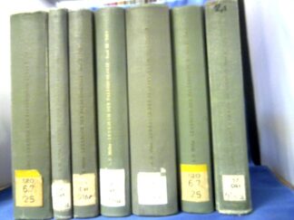 <b>Müller, Arno Hermann.</b><br />Lehrbuch der Paläozoologie. 3 Bände in 7 Teilbänden.