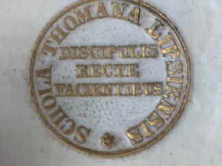 <p class="headtitle">Thomasschule Leipzig, Buchpreis</p><b>Sophocles.</b><br />Sophokles, Tragödiae continens: Philoctetem, Oedipum Regem und Oedipum Coloneum, Antigigonem [graece].