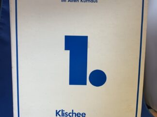 <b>Becker (Hrsg.), Wolfgang.</b><br />Klischee und Antiklischee. Bildformen der Gegenwart. Stadt Aachen. Neue Galerie im Alten Kurhaus.