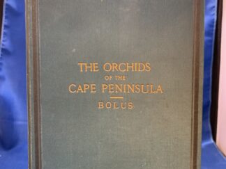 <p class="headtitle">Dedication copy</p><b>Bolus, Harry.</b><br />The orchids of the Cape Peninsula by Harry Bolus, F.L.S. witzh thirty-six Plates, partly colored.
