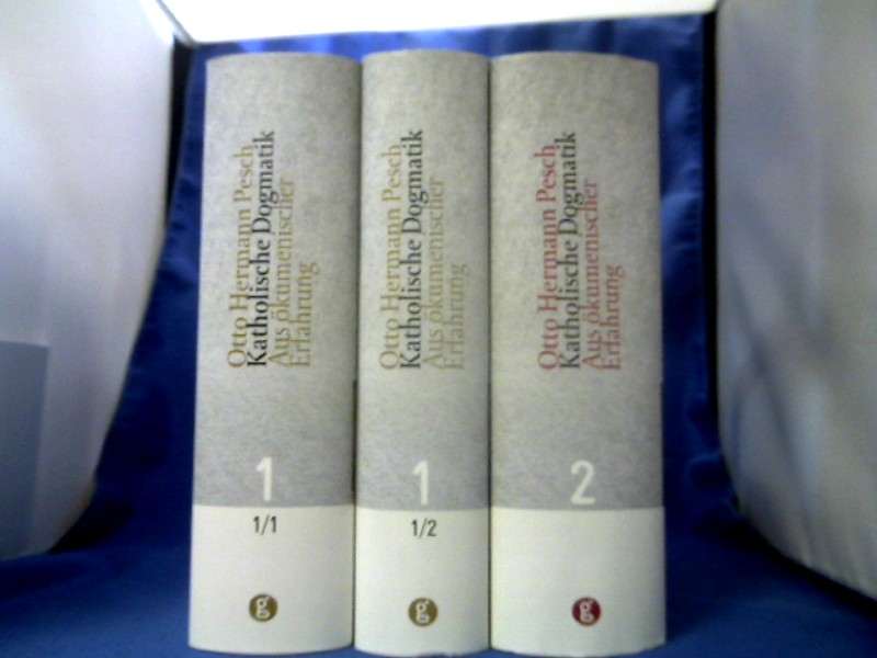 <b>Pesch, Otto Hermann.</b><br />Katholische Dogmatik aus ökumenischer Erfahrung. 2 Bände in 3 Teilbänden.