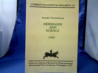 <b>Kockelmans, Joseph J.</b><br />Heidegger and Science.