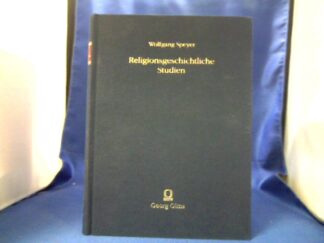 <b>Speyer, Wolfgang (Verfasser).</b><br />Religionsgeschichtliche Studien.