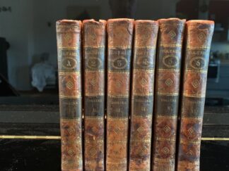 <b>Voltaire, (Francois Marie Arouet de).</b><br />Theatre complet de M. De Voltaire. Tome Premier (-Sixieme)