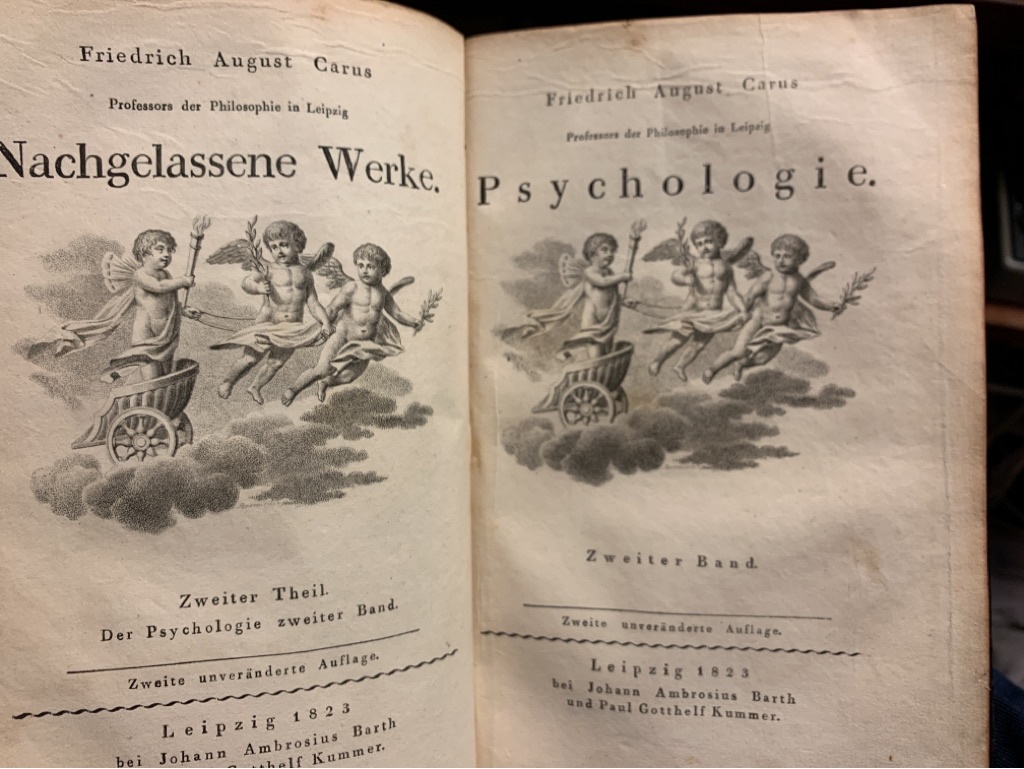 <b>Carus, Carl Gustav.</b><br />Psychologie – Bild 3