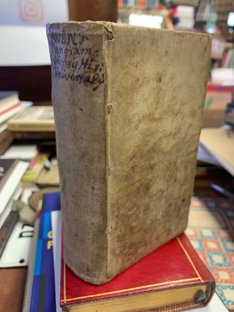 <b>Owen, John und Friedrich Hildebrand.</b><br />Epigrammatum Joan Oweni CambroBrittan Oxoniensis Editio Postrema, correctissima, & posthumis quibusdam adaucta.; ANGEB: Synopsis historiae universalis conscripta Bono Discentium M. Friderico Hildebrando Schol. North. Rectore. – Bild 3