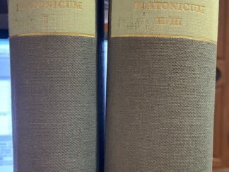 <b>Astius, Fridericus.</b><br />Lexicon Platonicum sive vocum Platonicarum Index.