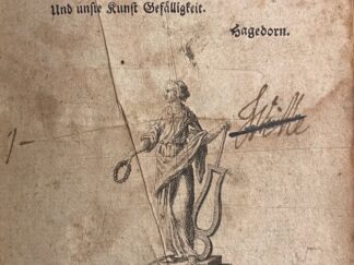 <p class="headtitle">Seltene "moralische Wochenschriften"</p><b>Cramer (Hg.), Johann Andreas.</b><br />Der Jüngling.