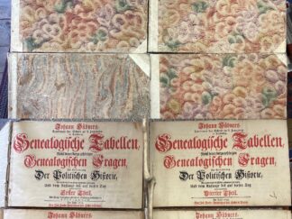 <b>Hübner, Johann.</b><br />Johann Hübners, Rectoris der Schule zu S. Johannis in Hamburg, Genealogische Tabellen : Nebst denen darzu gehörigen Genealogischen Fragen, Zur Erläuterung Der Politischen Historie, Mit sonderbahrem Fleiße zusammen getragen, Und vom Anfange biß auf diesen Tag continuiert