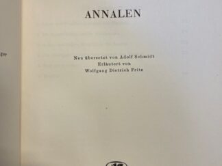 <b>Lampert von Hersfeld.</b><br />Lampert von Hersfeld Annalen Neu übersetzt von Adolf Schmidt. Erläutert von Wolfgang Dietrich Fritz