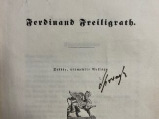 <b>Freiligrath, Ferdinand.</b><br />Gedichte.
