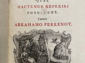 <b>Reland (Relandus), Adrian (Hadriani) und Abraham Perrenot (Hg.).</b><br />Poemata quae hactenus reperiri potuerunt / Adrianus Relandus. Abraham Perrenot.