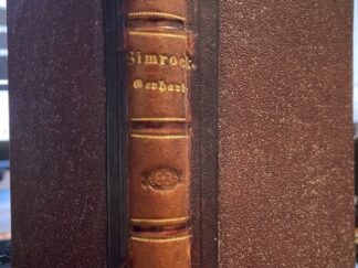 <b>Simrock, Karl.</b><br />Der gute Gerhard von Köln. Erzählung.