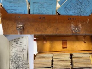 <b>Bartholomew.</b><br />BARTHOLOMEW`S Touring maps of England and Wales, parts 1 to 37, published by Edward Stanford, probably 1920s, folding into a leather travel case, with separate Contour Roadbook by H. Inglis.