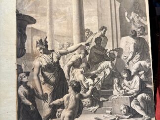 <b>Junius, Francius und Johann Georg Graevius.</b><br />Francisci Junii F.f. De pictura veterum libri tres: tot in locis emendati, & tam multis accessionibus aucti, ut plane novi possint videri, accedit Catalogus, adhuc ineditus, architectorum, mechanicorum, sed præcipue pictorum, statuario, caelatorum, Tornatorum, aliorumque artificum & operum quae fecerunt, secundum feriem litterarum digestus.