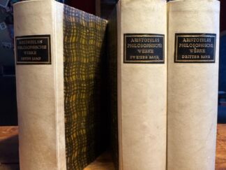 <b>Aristoteles und Eugen Rolfes (Hrsg.).</b><br />Aristoteles Philosophische Werke.
