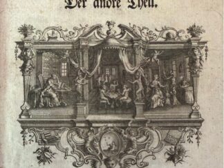 <p class="headtitle">DIE ERSTE FRAUENZEITSCHRIFT IN DEUTSCHER SPRACHE:</p><b>[Gottsched, Johann Christoph], Johann Georg Hamann und Marianne von Ziegler.</b><br />Die vernünftigen Tadlerinnen. Der erste Theil, Der andere Theil.