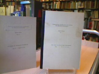 <b>Stadtarchiv Münster.</b><br />Verzeichnisse westfälischer Archivalien und Handschriftenbestände erstes Stück Teil 1 und 2