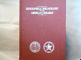 <b>Harris, Chauncy D. u.a., Ed.</b><br />A Geographical Bibliography for american Libraries
