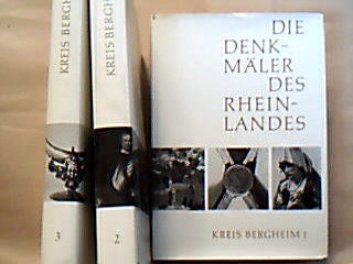 <p class="headtitle">Bergheim</p><b>Ohm, Annnaliese und Hrsg. Albert Verbeek.</b><br />Die Dendkmäler des Rheinlandes: Kreis Bergheim 3 Bde.