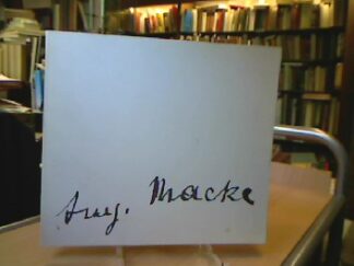 <b>Macke, August.</b><br />August Macke 1887-1914, Aquarelle und Zeichnungen 12.08.1976-06.02.1977 Ausstellung Landemuseum Münster