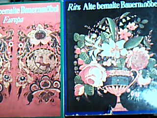 <b>Ritz, Josef M. und Gislind.</b><br />Altbemahlte Bauernmöbel. Band Geschichte und Erscheinung - Rechnik und Pflege. Band 2 Alte bemahlte Bauernmöbel