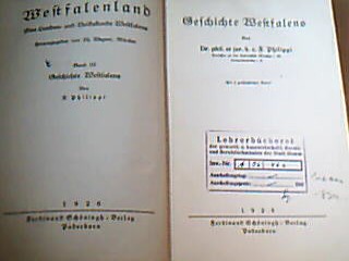 <b>Philippi, Friedrich.</b><br />(= Westfalenland Band II)