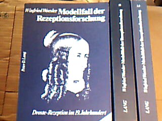 <p class="headtitle">Droste</p><b>Woesler, Winfried [Hrsg.] , Haverbusch, Aloys [Mitarb.].</b><br />Modellfall der Rezeptionsforschung : Droste-Rezeption im 19. Jh. , Dokumentation, Analysen, Bibliogr.