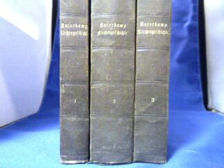 <b>Katerkamp, Theodor.</b><br />Des ersten Zeitalter der Kirchengeschichte erste Abtheilung: Die Zeit der Verfolgungen. [...] zweyte Abtheilung: Streitfragen über Dreyeinigkeit und über die Heilsanstalt in der Kirche. [...] dritte Abtheilung: Streitfragen über die Lehre von der Menschwerdung und Erlösung.