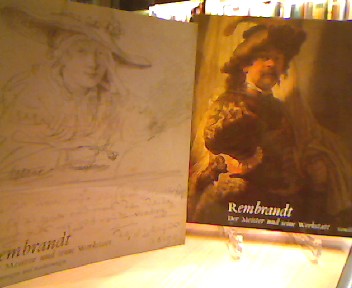 <p class="headtitle">Rembrandt</p><b>Bevers, Holm.</b><br />Rembrandt. Der Meister und seine Werkstatt Band 1 Zeichnungen und Radierungen und Band 2 Gemülde