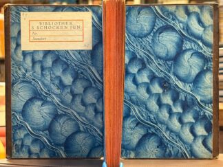 <p class="headtitle">EXLIBRIS S. SCHOCKEN JUN.</p><b>[Lessing, Gotthold Ephraim], Samuel Schocken junior (Exlibris) und Moses Mendelssohn.</b><br />Briefe die neueste Litteratur betreffend.